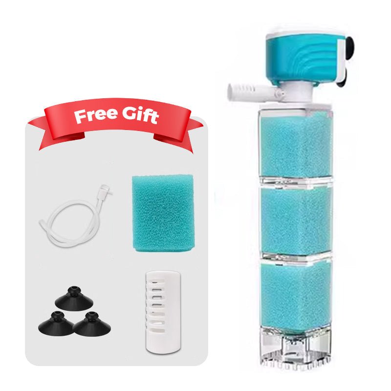 Avelena | AQUAFLOW 5-IN-1 – Kristallklares Wasser & automatische Reinigung für Aquarien
