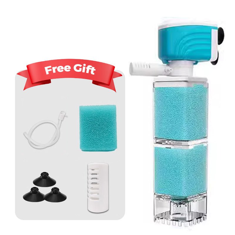 Avelena | AQUAFLOW 5-IN-1 – Kristallklares Wasser & automatische Reinigung für Aquarien