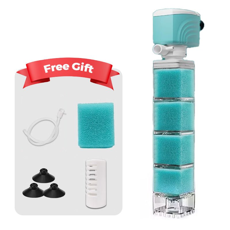 Avelena | AQUAFLOW 5-IN-1 – Kristallklares Wasser & automatische Reinigung für Aquarien