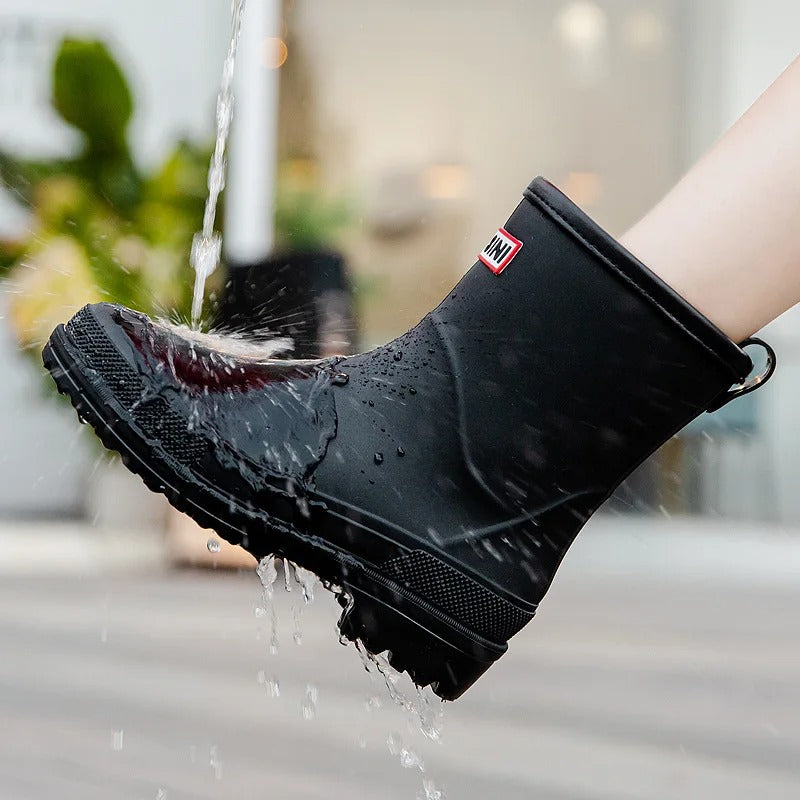 Avelena | AquaStride 2.0 | Stylische wasserdichte Regenstiefel bis zur Mitte der Waden für Damen