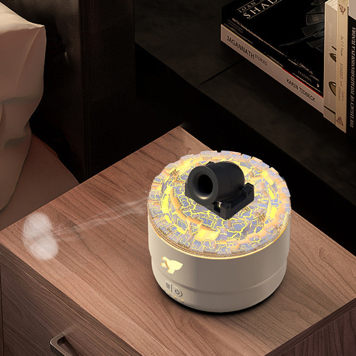 Avelena | Aroma-Diffusor und Luftbefeuchter mit Nachttischlampe - LavaGlow