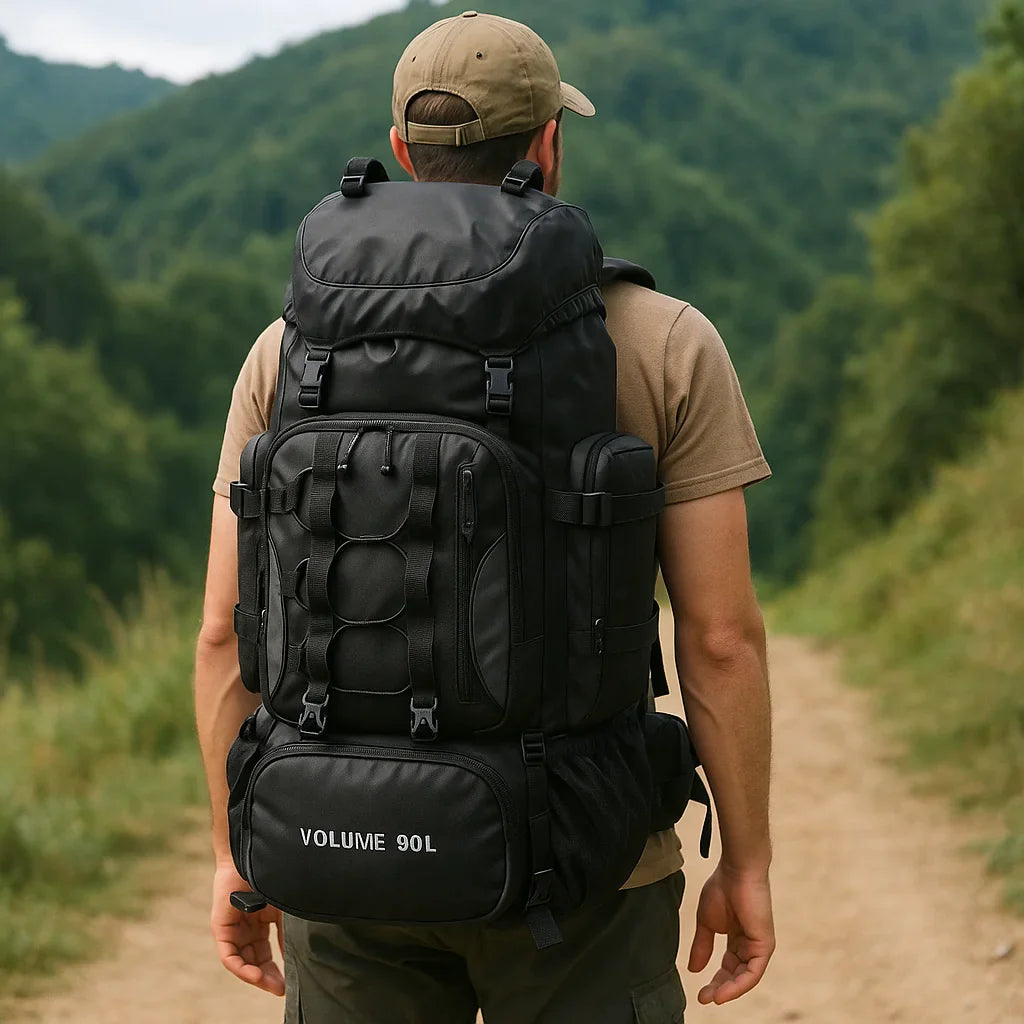 Avelena | 90L wasserdichter Wanderrucksack - ultraleichter Reisepack für Outdoor-Abenteuer & Camping