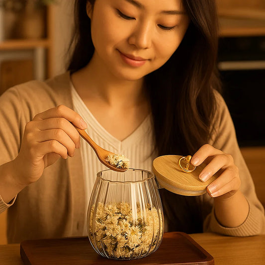 Avelena | Verschließbares Aufbewahrungsglas - Luftdicht und Feuchtigkeitsbeständig