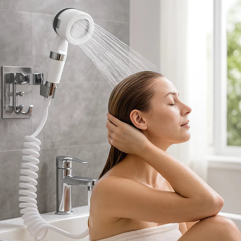 Avelena | AQUASOOTHE – Spa-Duschkopf mit Gelspender & Massage