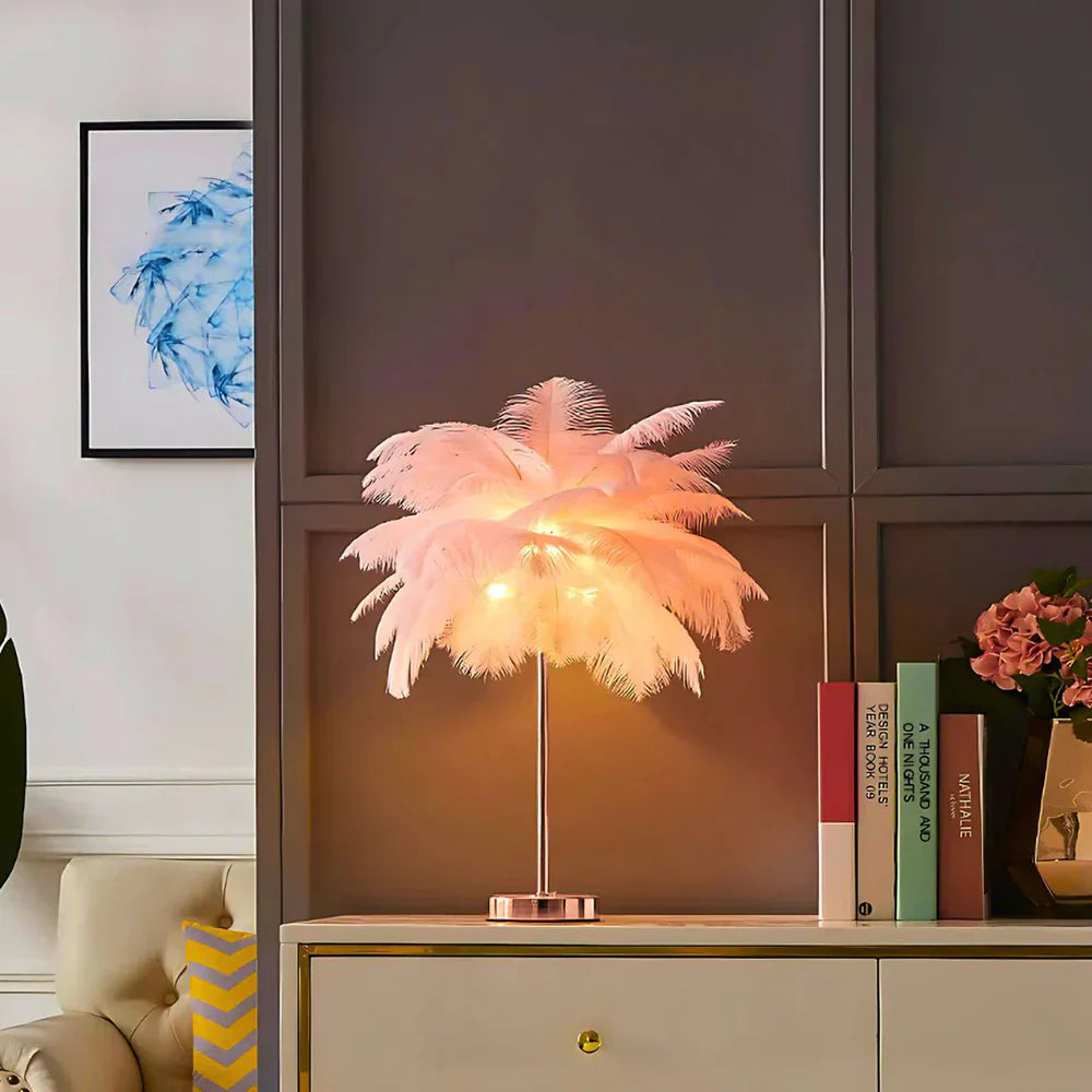 Avelena | Atmosphärische Veer Palme Lampe - LumaPalm