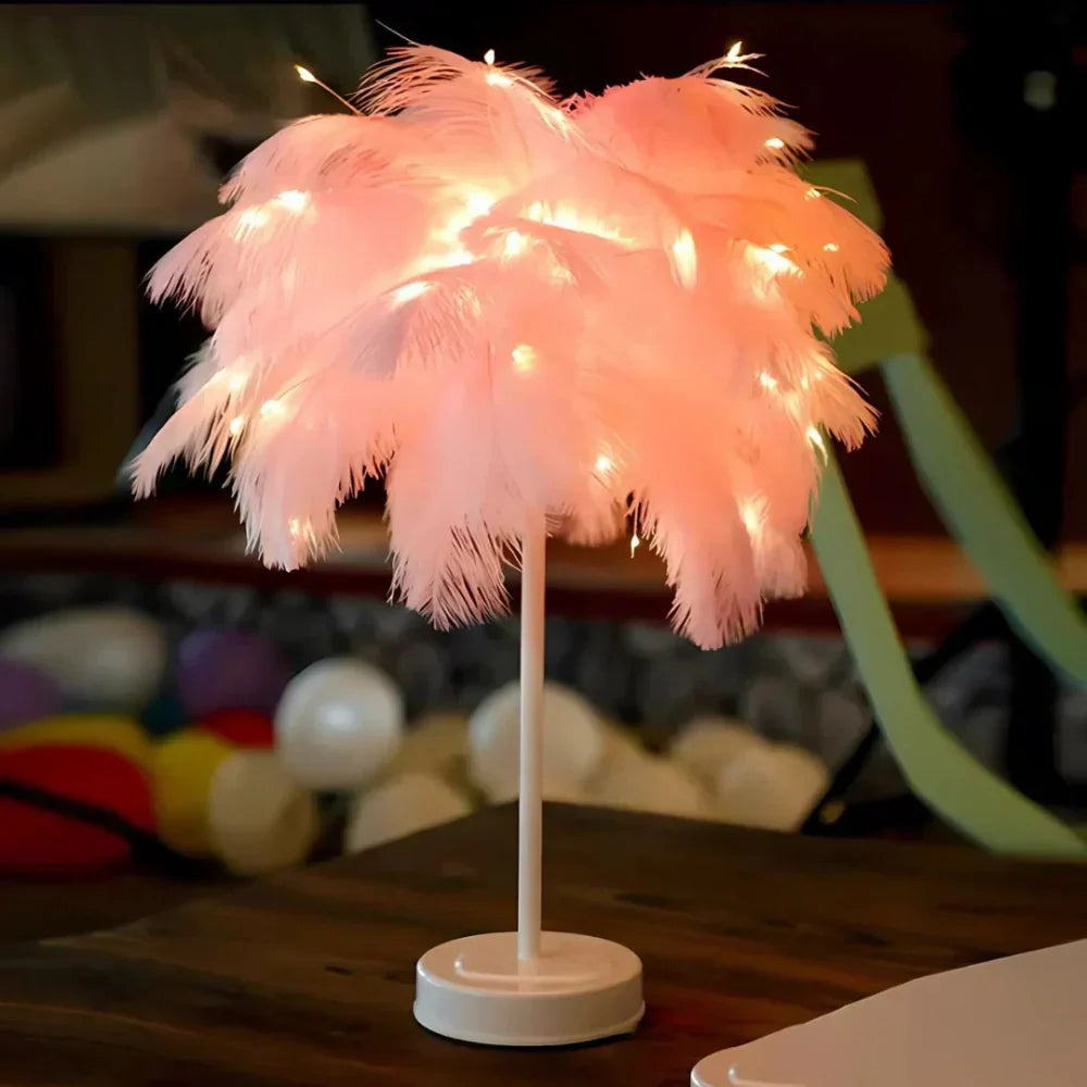 Avelena | Atmosphärische Veer Palme Lampe - LumaPalm