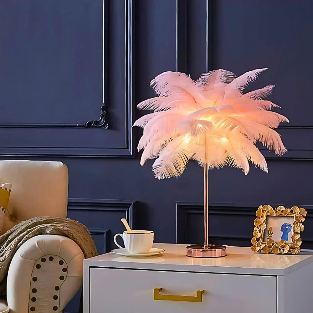 Avelena | Atmosphärische Veer Palme Lampe - LumaPalm