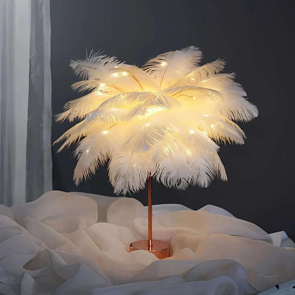 Avelena | Atmosphärische Veer Palme Lampe - LumaPalm