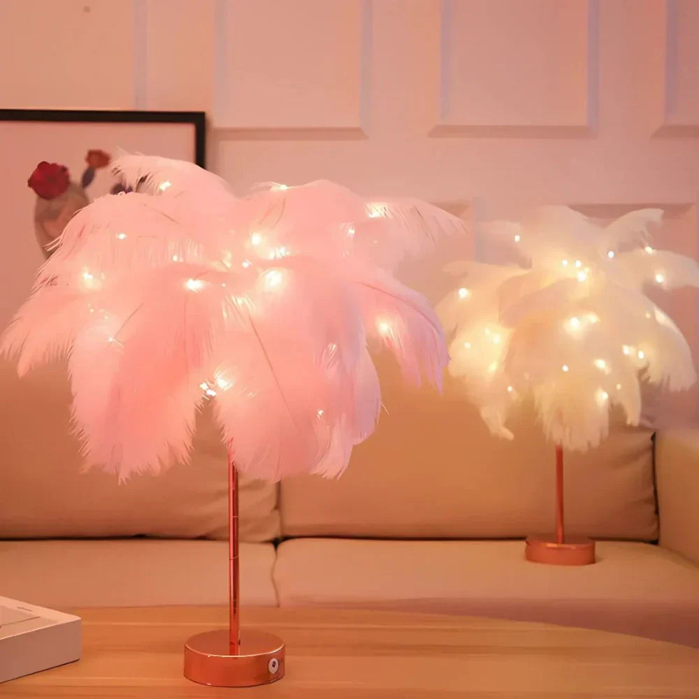 Avelena | Atmosphärische Veer Palme Lampe - LumaPalm