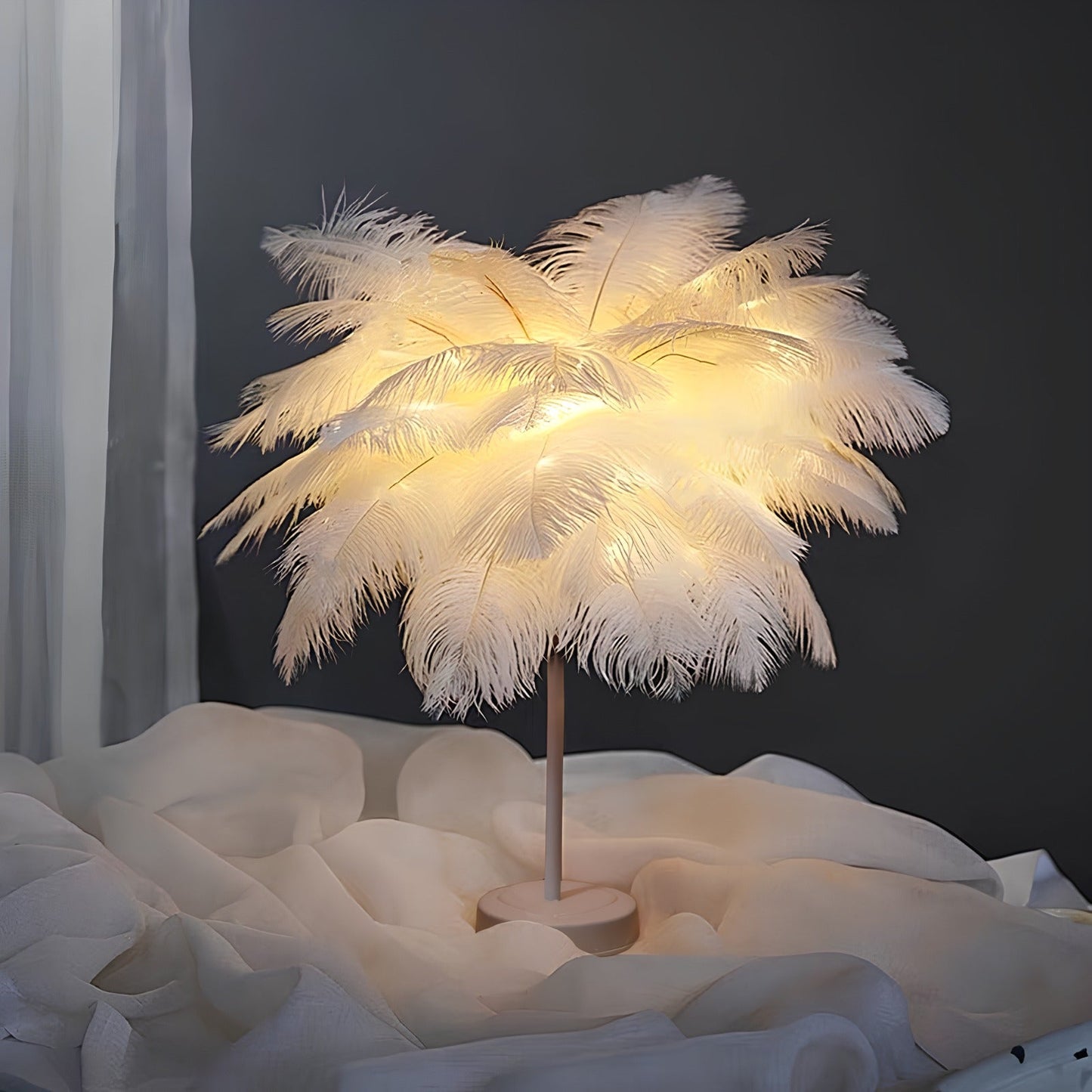 Avelena | Atmosphärische Veer Palme Lampe - LumaPalm