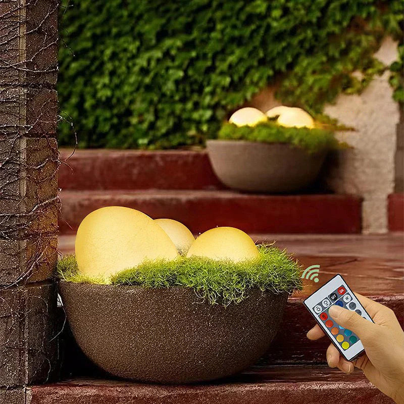 Avelena | Atmosphärische kabellose Gartenlampe - LumaStone