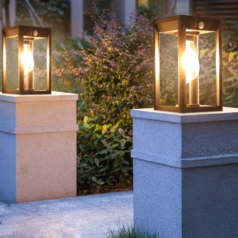 Avelena | PillarGlow - Energiesparende Solar-Außenlampe