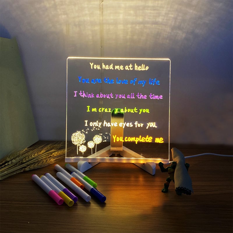 Avelena | ✨LED-Farbnotiztafel aus Acryl🎨