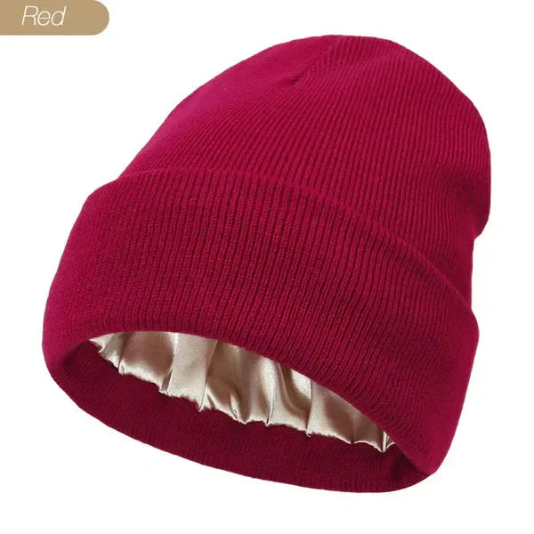 Avelena | Unisex Beanie | Anti-Statik & Anti-Frizz | Weiches, Glattes Gewebe | Verwirrungsfreies Design