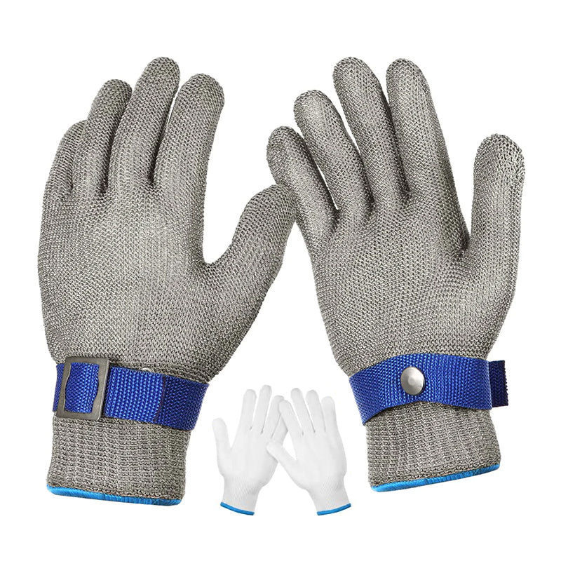 Avelena | Edelstahlgewebe Metall Labor Schutzhandschuhe