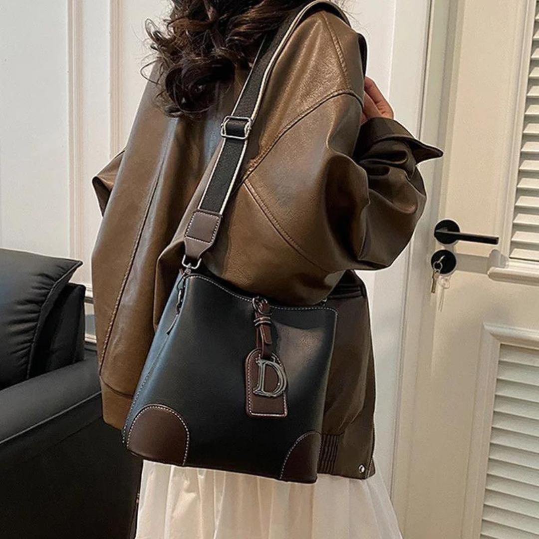 Avelena | ShoulderBag: Echtes Leder Nische Damen Umhängetasche
