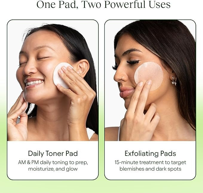 Avelena | Anti-Aging Pads | Faltenreduzierung & Hautstraffung | Mit Niacinamid & Peptiden | 60 Stück
