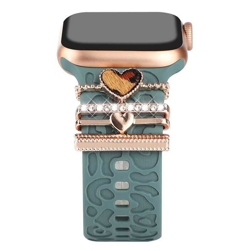 Avelena | Apple Watch Band mit Metallbesatz
