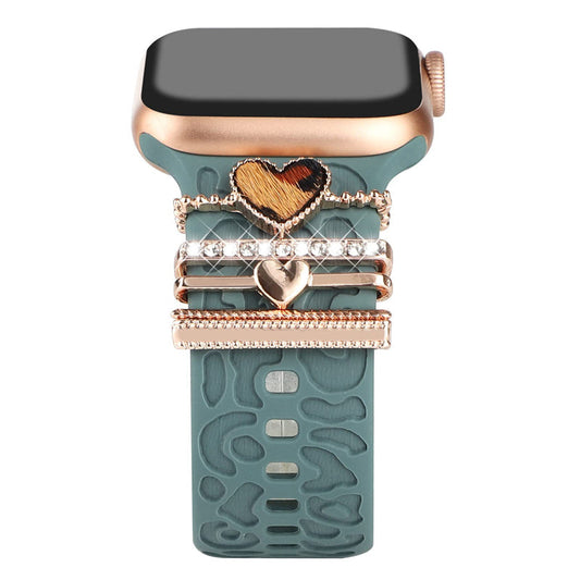 Avelena | Apple Watch Band mit Metallbesatz