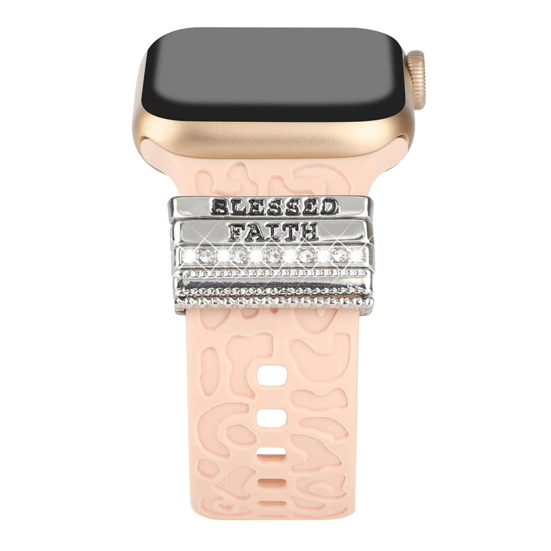 Avelena | Apple Watch Band mit Metallbesatz