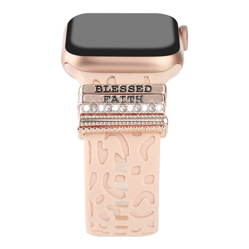 Avelena | Apple Watch Band mit Metallbesatz