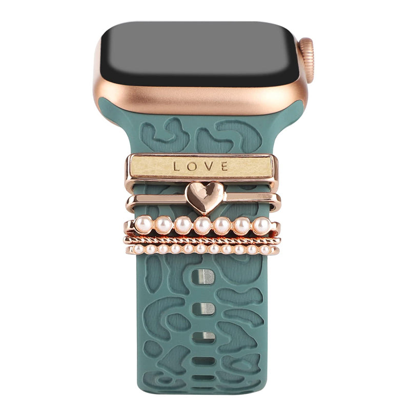 Avelena | Apple Watch Band mit Metallbesatz