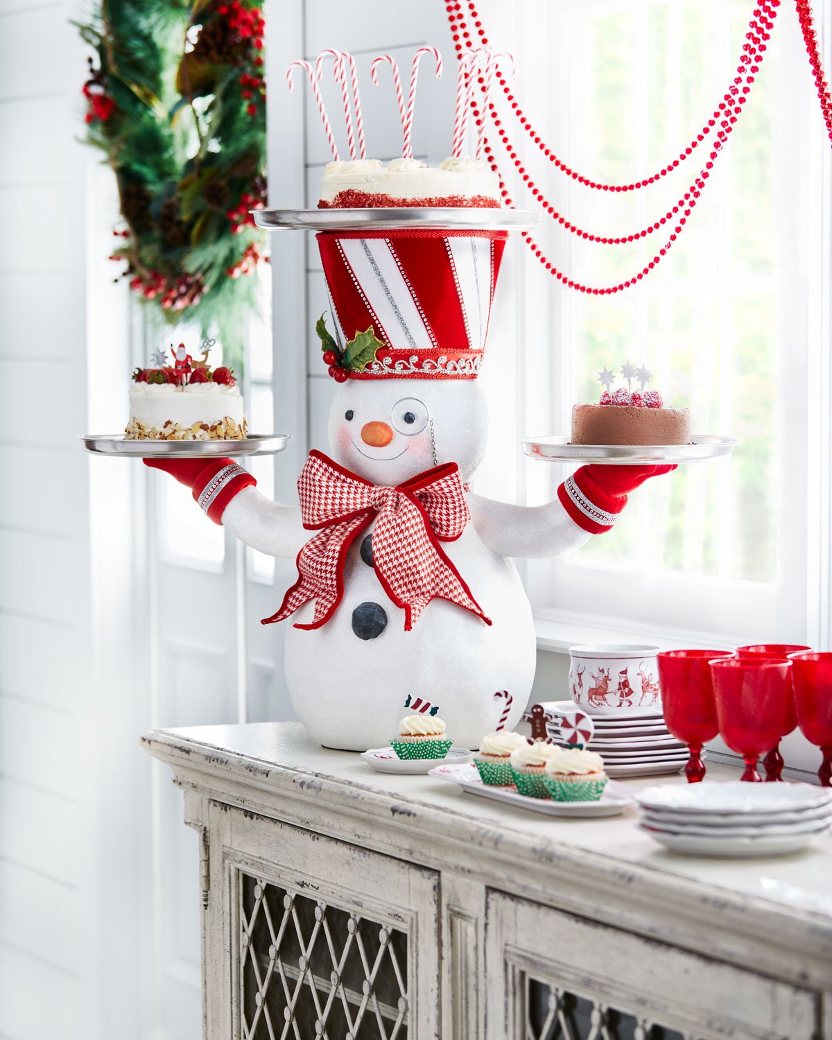 Avelena | Weihnachts-Schneemann-Leckereien-Halter