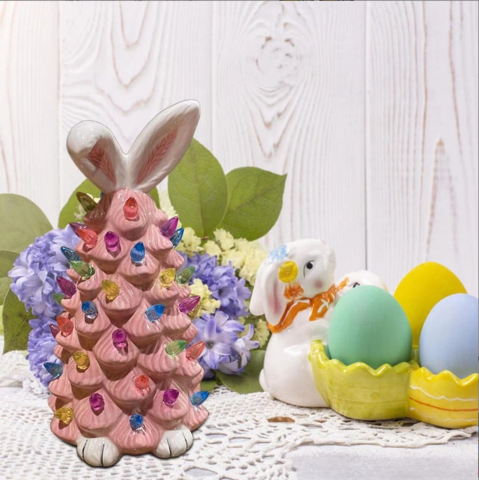 Avelena | Weihnachts-Pink-Hase-Baum