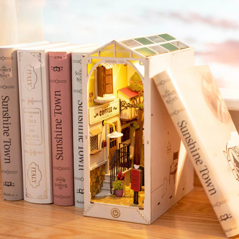 Avelena | 3D Holz Buch Ecke Puzzle