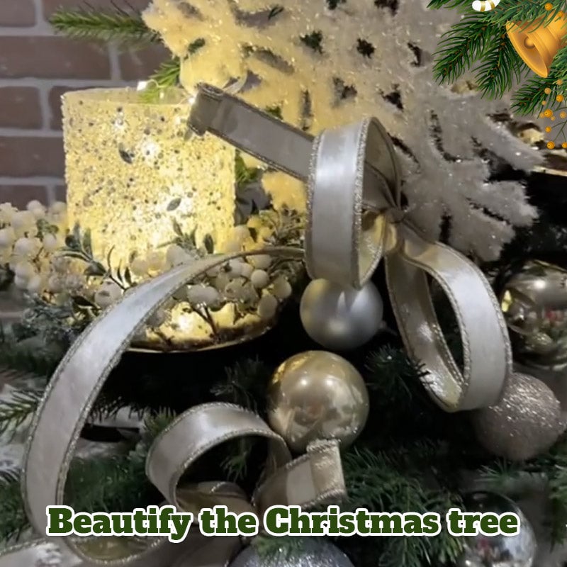 Avelena | Weihnachtsbaum Topper Regal | 3-stufig | Schwarz | Metall