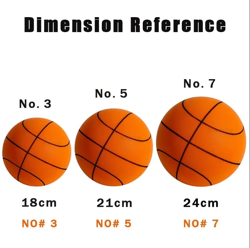Avelena | Weich & Leise Basketball | PU-Schaum Indoor-Ball | Geräuscharm, Möbelfreundlich & Federnd | inkl. Netztasche
