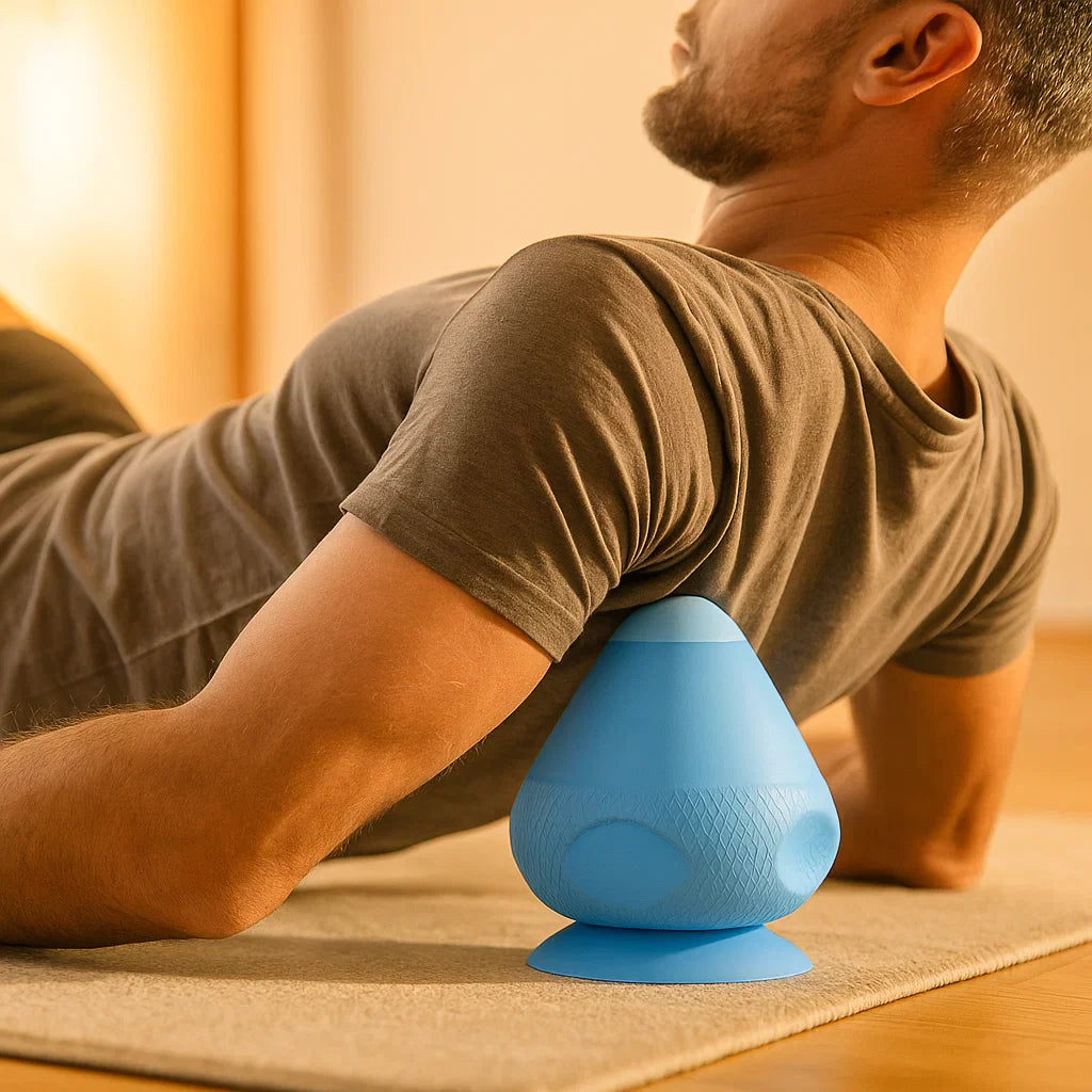 Avelena | Triggerpunkt-Selbstmassageball mit Saugnapf