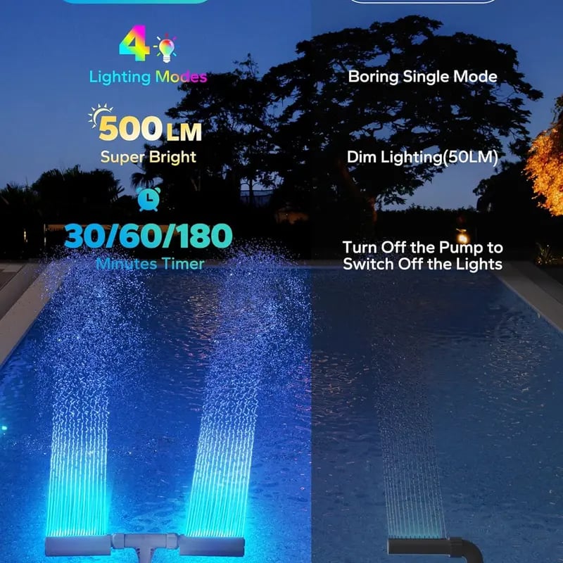 Avelena | SunSpray – Der leuchtende Wasserbogen für Ihren Sommertraum