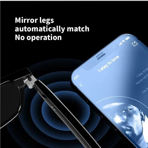 Avelena | Super Black TechnologySmart Wireless Kopfhörer Sonnenbrillen