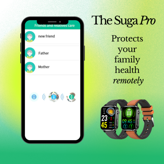 Avelena | SugaWatch | Nicht-invasive Smartwatch zur Glukoseüberwachung & Lasertotherapie