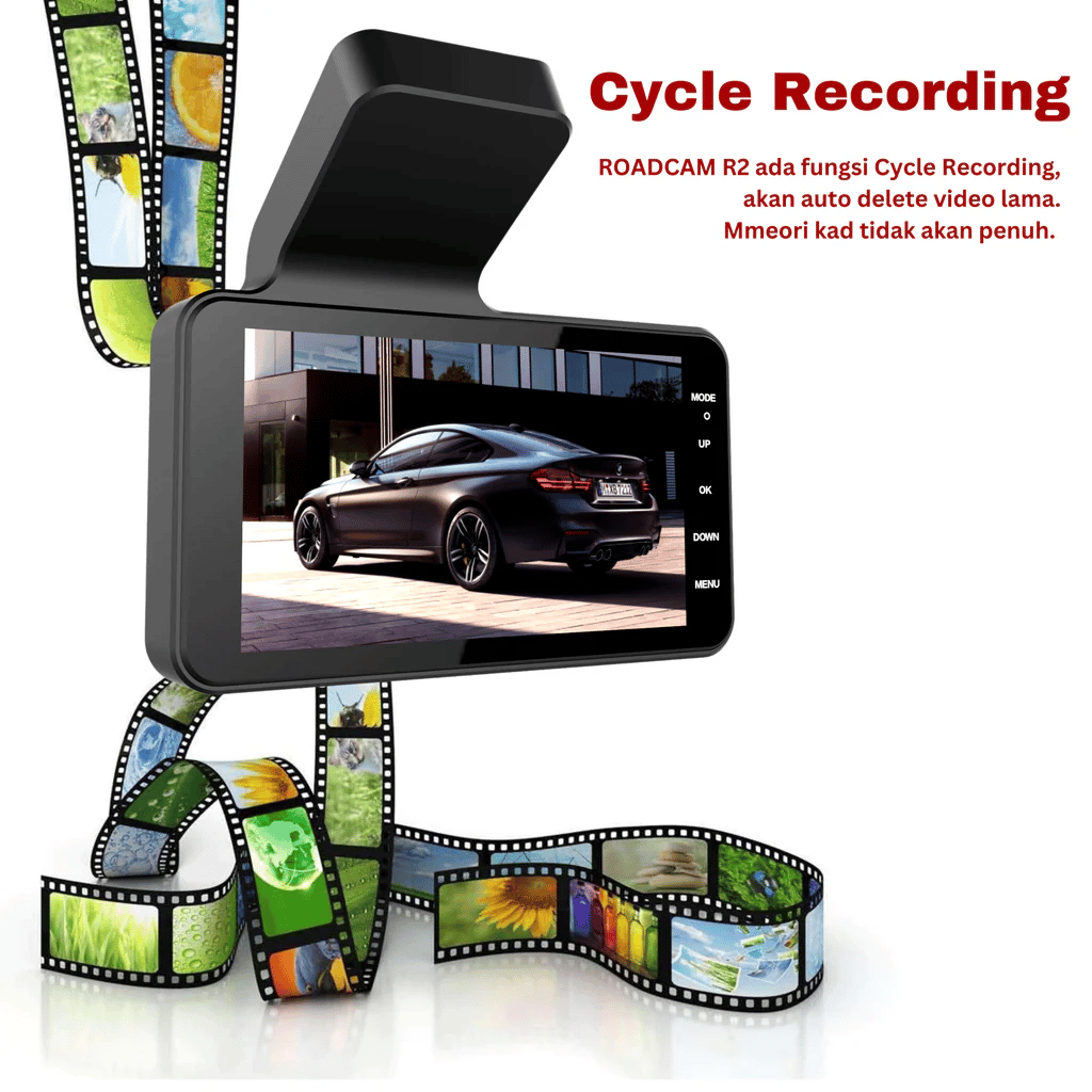 Avelena | 📹 Dashcam mit zwei Linsen, 1080P HD und Nachtsicht - 170° Weitwinkel