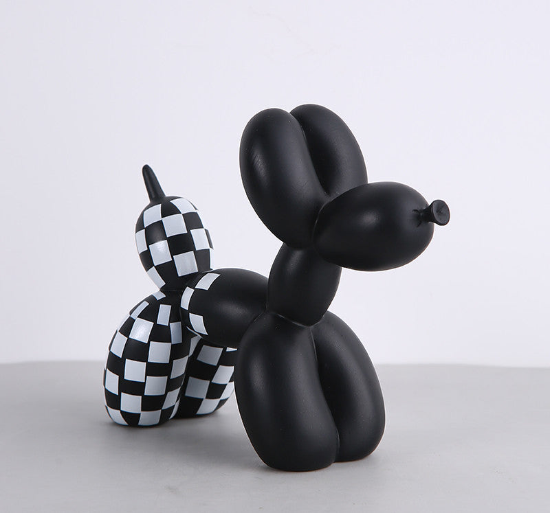 Avelena | Schwarzer und weißer Ballonhund