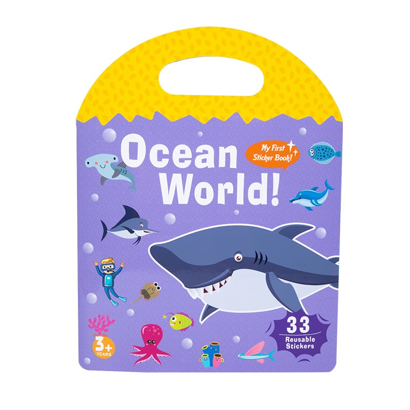 Avelena | Wiederverwendbares Stickerbuch - Kinder von Geräten fernhalten!