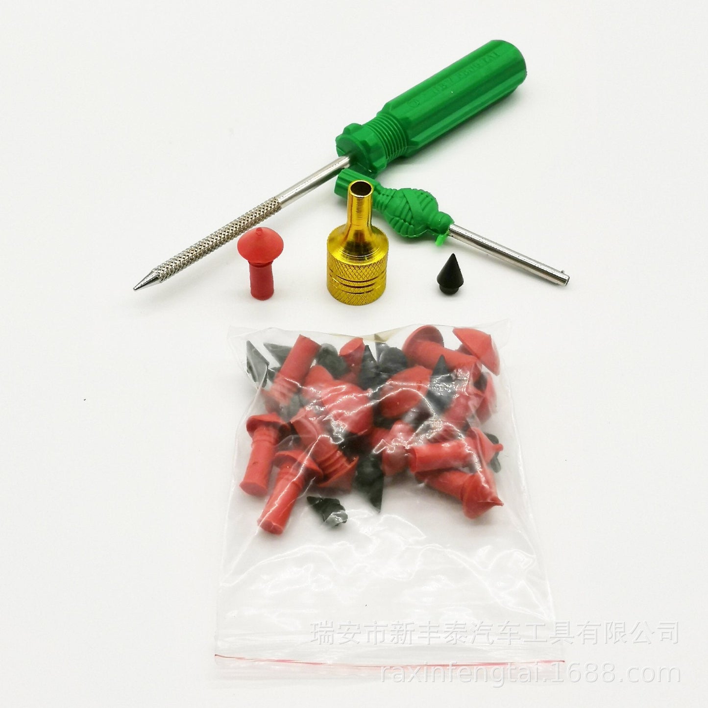Avelena | Tubeless Reifenstecker Reparaturset für Auto, Motorrad, ATV, Jeep, Lkw und Traktor