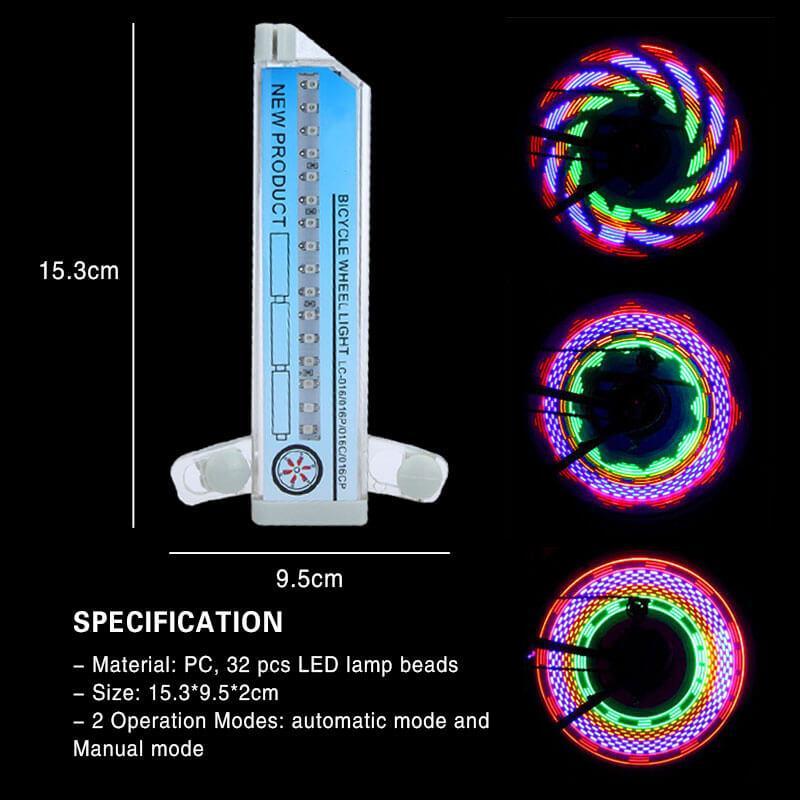 Avelena | 3DBicycle Speichen LED Lichter