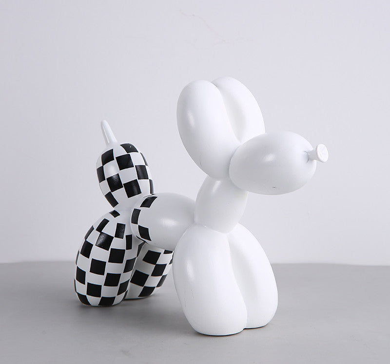 Avelena | Schwarzer und weißer Ballonhund