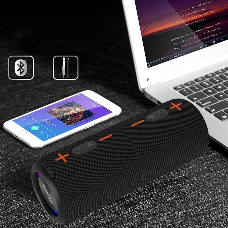 Avelena | Split Bluetooth Lautsprecher – Funkelnder Bunter Subwoofer