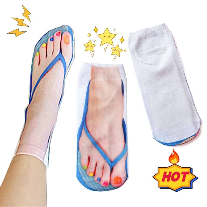 Avelena | Super bequeme Maniküre-Drucksocken