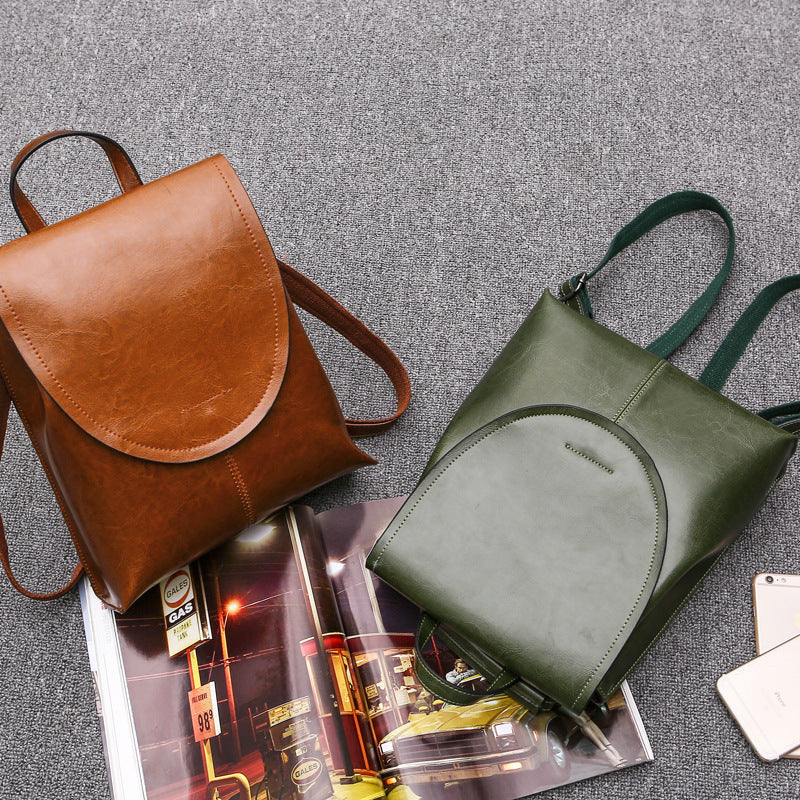 Avelena | Trendiger Leder Rucksack für Frauen - Stilvoll, Vielseitig & Nachhaltig