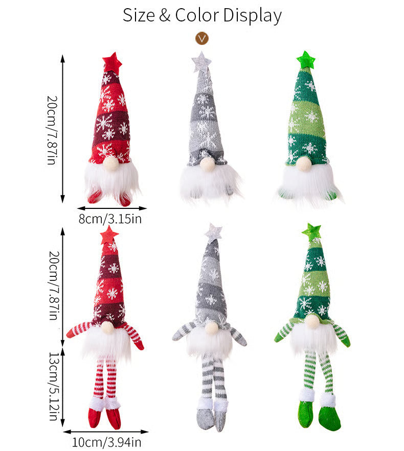 Avelena | Weihnachtswichtel mit LED Licht | Handgefertigte Dekofigur | Nordisches Design