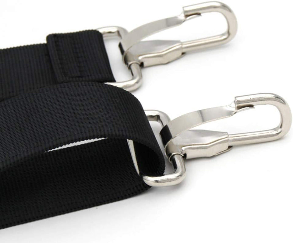 Avelena | 47 Zoll Tasche Ersatz Schultergurt | Gepolstert & Verstellbar - Perfekt für Reisetaschen, Laptop-Taschen, Aktentaschen, Kamerataschen, Umhängetaschen, Wickeltaschen & Mehr (Schwarz)