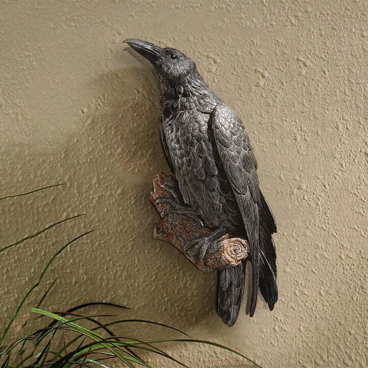 Avelena | Raven's Perch Wand Skulptur