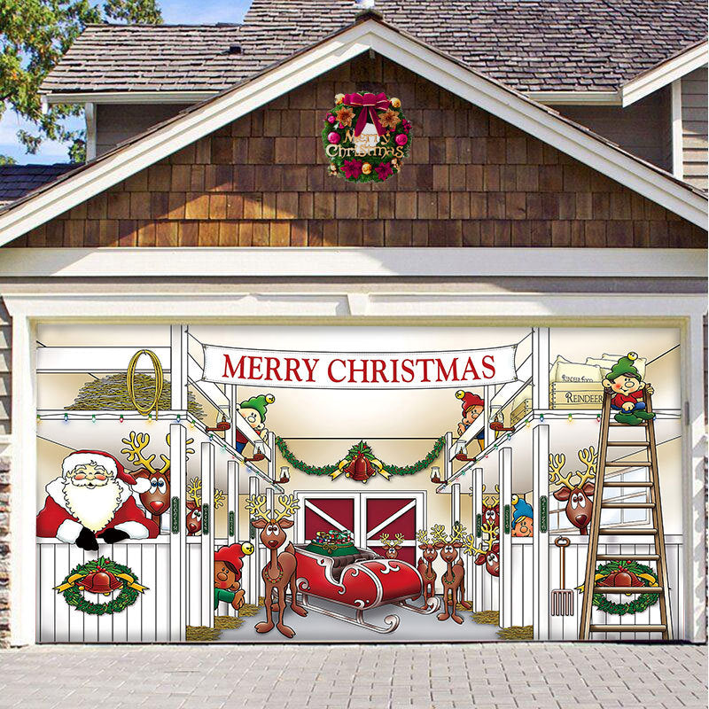Avelena | Weihnachtsautos Türbanner Ornament