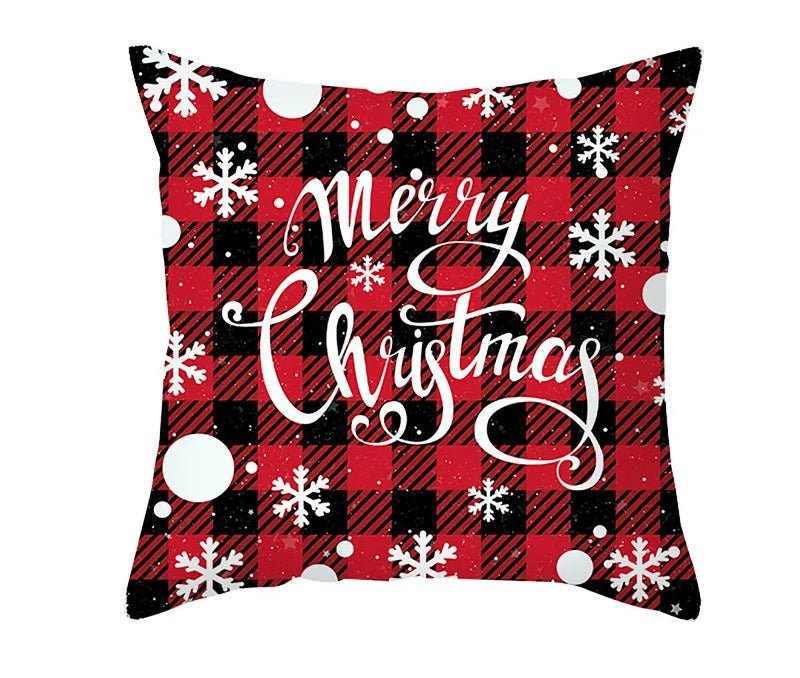 Avelena | Weihnachtskissenbezug – Festliches Santa- und Elchdesign für Weihnachtsdekoration & Perfektes Neujahrsgeschenk