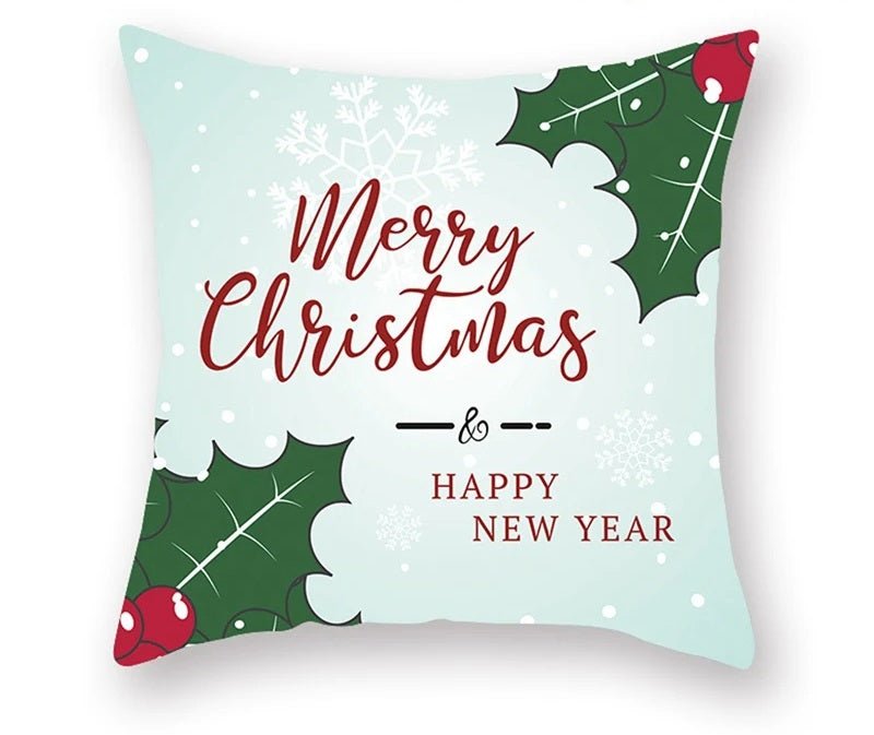 Avelena | Weihnachtskissenbezug – Festliches Santa- und Elchdesign für Weihnachtsdekoration & Perfektes Neujahrsgeschenk